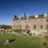 Exterior view of Airlie Castle exclusive use accommodation near Kirriemuir