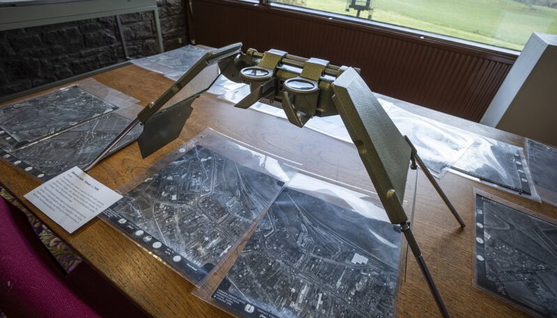Archive equipment at Angus Archives, near Forfar