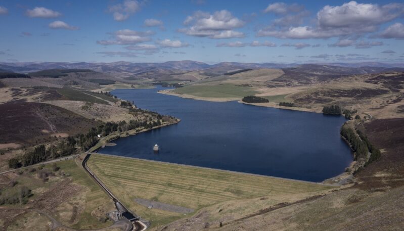 Backwater Reservoir, near Kirriemuir