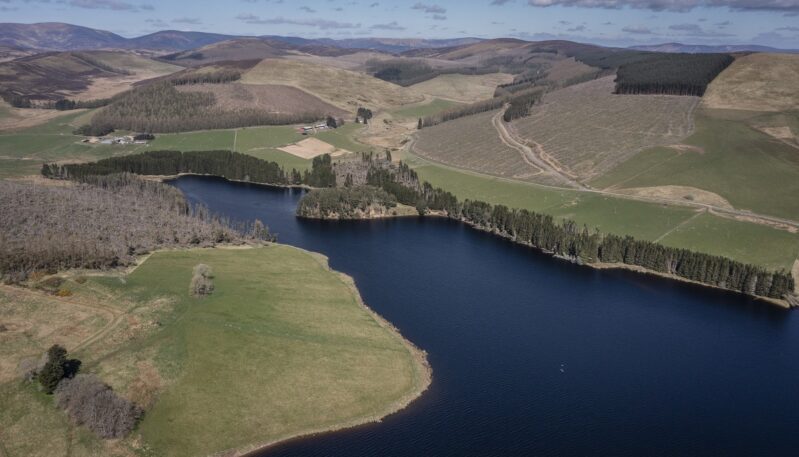Backwater Reservoir, near Kirriemuir