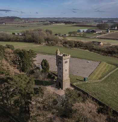 Balmashanner War Memorial in Angus