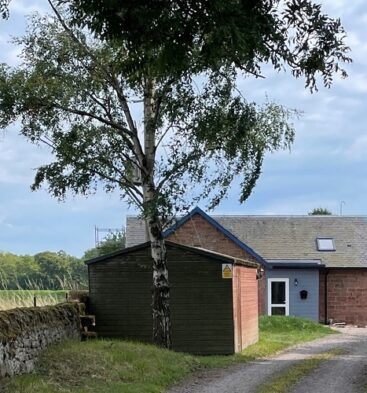 Exterior view of Barracks No 4 near Arbroath