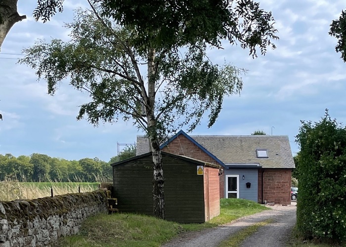 Exterior view of Barracks No 4 near Arbroath