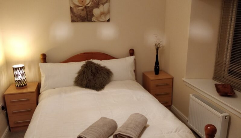 Bedroom at Cliff Walk Cottage in Auchmithie