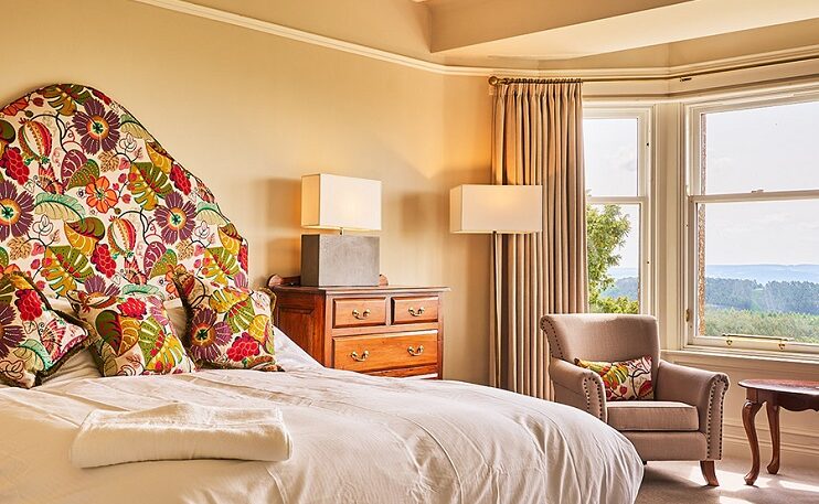 Bedroom at Kinclune House near Kirriemuir