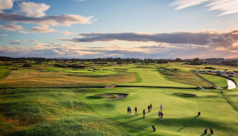 The Carnoustie Championship Course at Carnoustie Golf Links