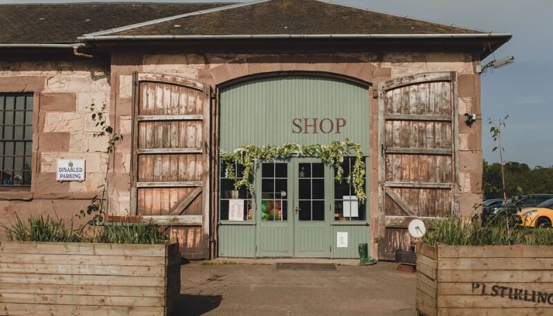 Shop at Charleton Farm, near Montrose