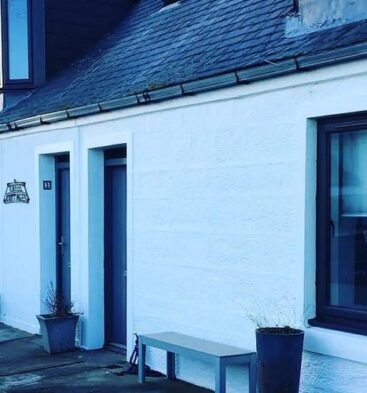 Exterior view of Creel Cottages in Arbroath