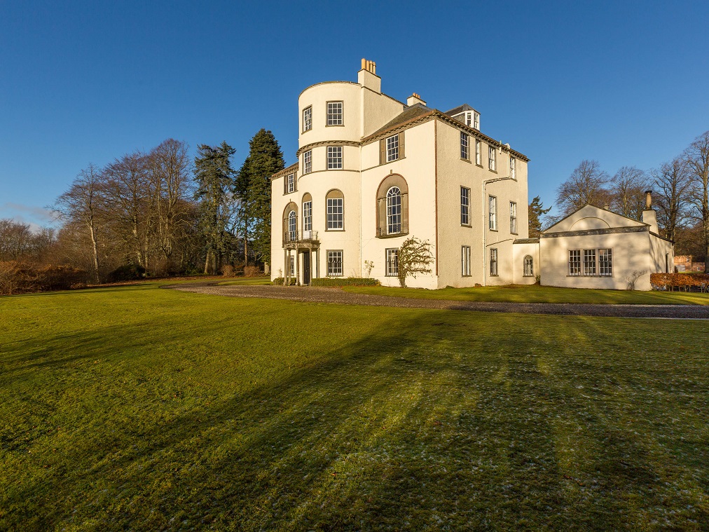 Exterior view of Downiepark House near Kirriemuir
