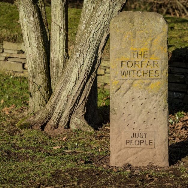 Forfar Witches stone at Forfar Loch