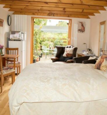 Bedroom at Kirkstyle Hideaway near Arbroath