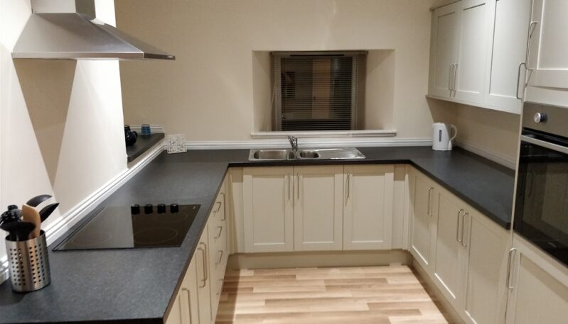 Kitchen at Cliff Walk Cottage in Auchmithie