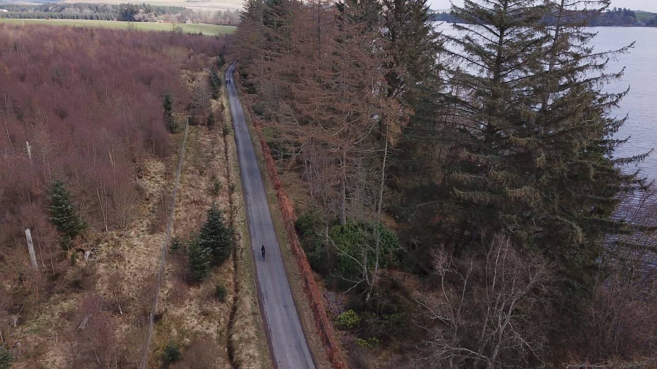Loch of Lintrathen Biking Route