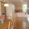 Kitchen and dining area at Oakbank in Edzell