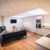 Open plan living at Clifftop Cottage in Auchmithie