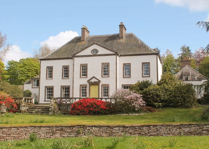 Exterior view of Pitscandly House near Forfar