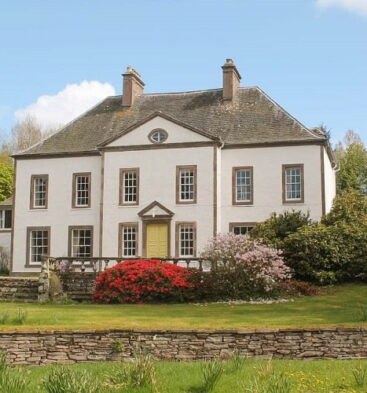 Exterior view of Pitscandly House near Forfar