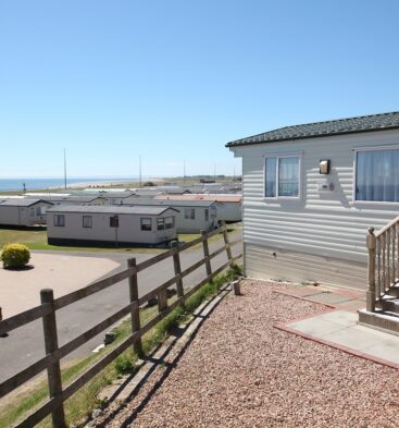 Caravan at Red Lion Holiday Park in Arbroath