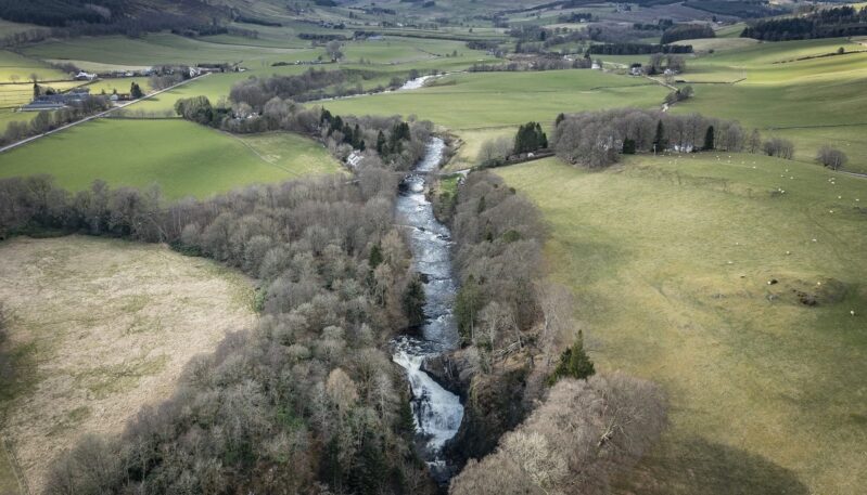 Reekie Linn waterfall, Glen Isla