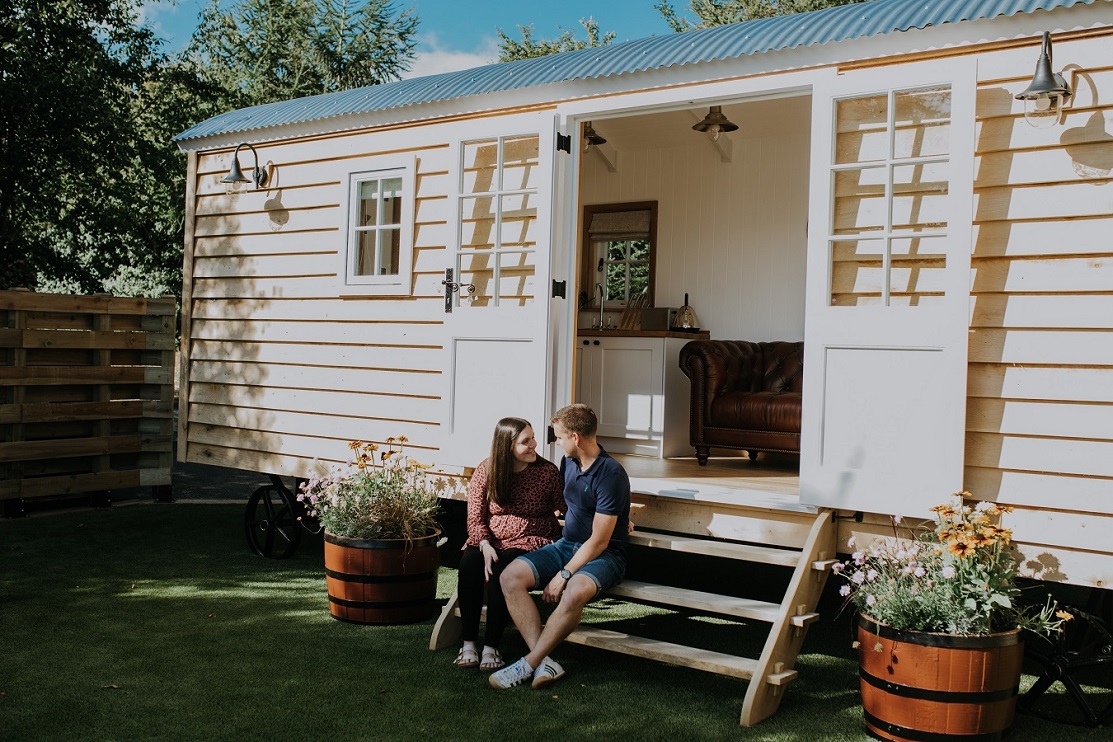 Shepherds Hut at Forbes of Kingennie