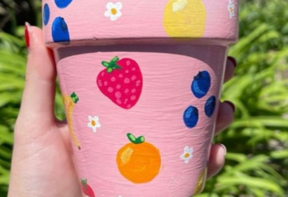 Sipping, Pot Painting & Planting