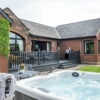 Cottage with hot tub at Sma’Hame Scottish Holiday Cottages in Arbroath