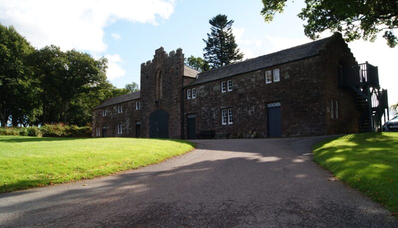 Exterior view of Stable Studio near Kirriemuir