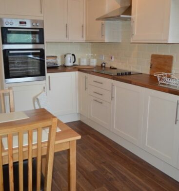 Kitchen at Station Road Apartments in Carnoustie