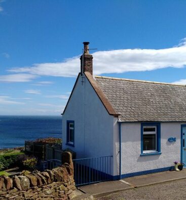 Exterior view of The Lucken in Auchmithie near Arbroath