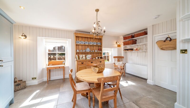 Kitchen at Thrums Cottage in Kirriemuir