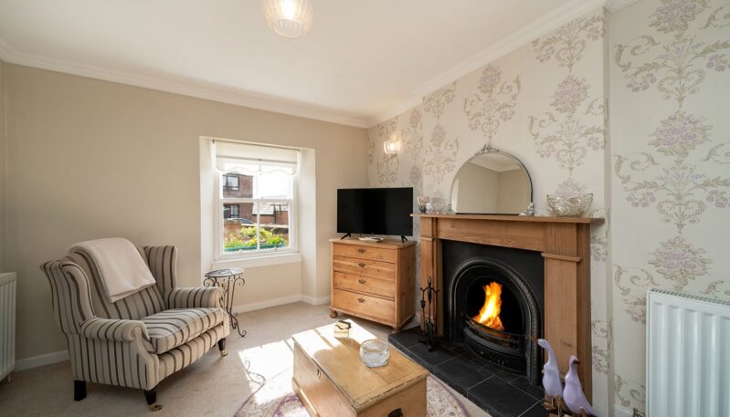 Living room at Thrums Cottage in Kirriemuir