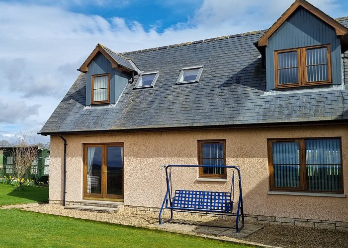 Exterior view of Tigh Dearg near Arbroath