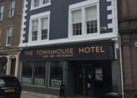 Exterior view of Townhouse Hotel in Arbroath