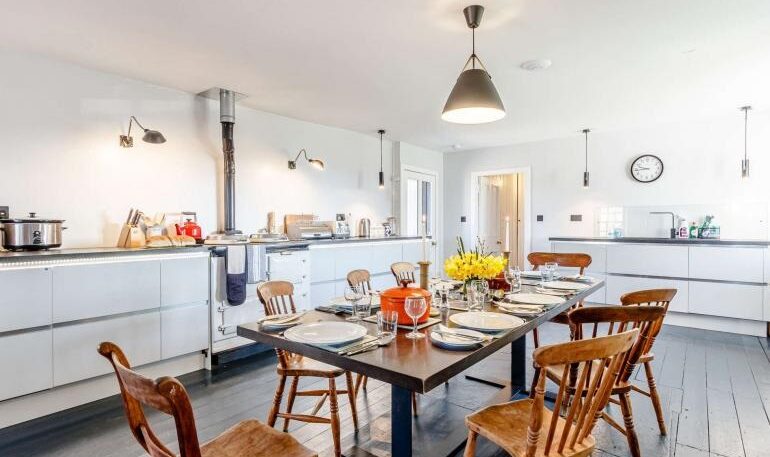 Kitchen at Wellbank Cottage near Kirriemuir