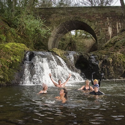 Wild Swimming at Arbirlot Falls near Arbroath
